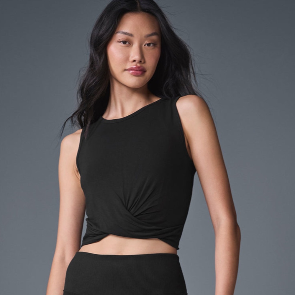 ALO Yoga Women’s Size S Black Cover Tank